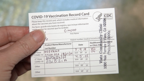 Use your visitor management system to track visitor proof of vaccination